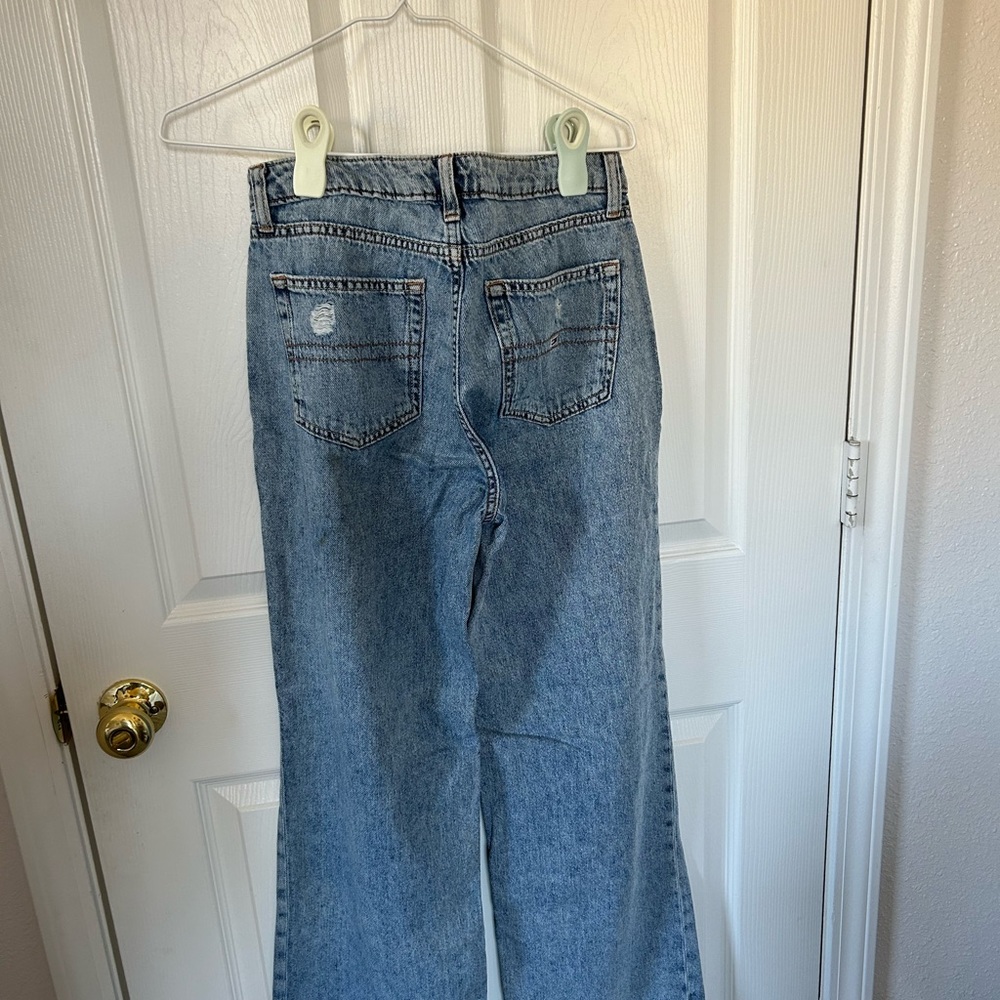Tommy Jeans ultra high rise wide leg light wash